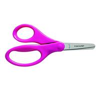 Fiskars Kids Scissors, Rounded Tip, For 6+ Years Old, Length: 13 cm, For Right-handed Users, Stainless Steel Blade/Plastic Handles, 1003856