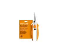 Fiskars Micro-Tip Easy Action Scissors, Precision Cutting Stainless Steel Blades, SoftGrip Handle