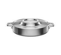 Fiskars - Norden Stew Pan Stainless Steel, 28 cm - Stainless Steel