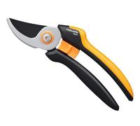 Fiskars Bypass Gardening Shears M, X-Series PowerGear, P921, with Rolling Handle, For Fresh Branches and Twigs, Non-Stick Coated, Stainless Steel