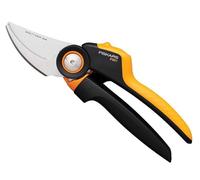 Fiskars Bypass Gardening Shears L, X-Series PowerGear, P961, with Rolling Handle, For Fresh Branches and Twigs, Non-Stick Coated, Stainless Steel