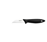 Fiskars paring knife with stainless steel blade, Essential, plastic/stainless steel, blade length: 7 cm, black/silver, 1065580
