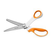 Fiskars 24cm Pinking Shears - High Grade Stainless Steel Blades, Shears for Sewing & Fabric, Softgrip™ Handles