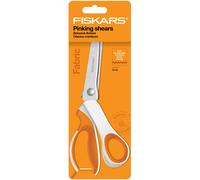 Fiskars 24cm Pinking Shears - High Grade Stainless Steel Blades, Shears for Sewing & Fabric, Softgrip™ Handles