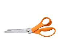 Fiskars Pinking Shears, Zig-Zag Edge, High Grade Stainless Steel Blades for Precision Cutting, Sewing and Crafting, Fabric Scissors, 8 Inches
