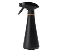 Fiskars plant sprayer, 0.3 l, spray bottle for watering sensitive plants and cleaning large leaves, height: 20.5 cm, synthetic resin, black/orange, 1071306