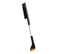 Fiskars Plus Car Snow Brush and Ice Scraper, 2 Brush Zones, Scraper with Hard and Soft Edge, Long, 76 cm, with Interchangeable Parts, 1078494