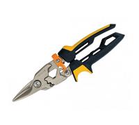Fiskars Powergear Aviation Snips Multi Colour (Straight Cut)