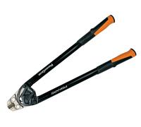 Fiskars PowerGear Bolt Cutter, 30% More Power, Length 76cm, Steel Blade/Plastic Handle, Black/Orange, 1027215