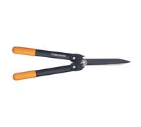 Fiskars PowerGear II Hedge Shear, Non-stick coating, Stainless steel blades, Length: 57 cm, HS72, Black/Orange, 1000596