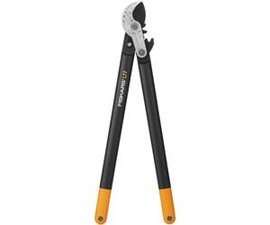 Fiskars PowerGear Loppers Anvil (L) L77, Patented Mechanism PowerGear II, Cutting diameter: 5 cm, Hardened steel blades with non-stick coating,
