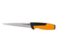 Fiskars Pro 1062935 Small Metal Hacksaw Includes Holster Saw Blade Length 15 cm 7 TPI Black/Orange PowerTooth