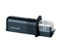 Fiskars Roll-Sharp Knife Sharpener with Ceramic Stone, Essential, Plastic, Black, 1065598
