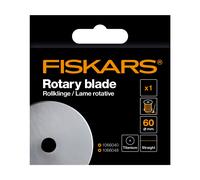 Fiskars Rotary Blade: Straight Cut: Titanium: 60mm Cutter Quilting Sewing
