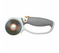 Fiskars Titanium Rotary Cutter, Ø 60 mm, For Right- and Left-handed Users, Orange/White/Grey, 1004753