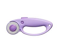 Fiskars Rotary Cutter 45mm - Left and Right Handed, Cuts Multi Layered, 45mm Straight Blade - Lilac