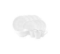 Fiskars Royal Doulton Gordon Ramsay Maze 16 Piece Dinner Set with Mugs - White Fiskars White