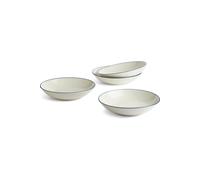 Fiskars Royal Doulton Gordon Ramsay Maze Denim Line Set of 4 Bowl 24cm - White Fiskars White