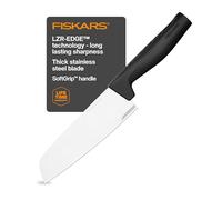 Fiskars Santoku knife, Hard Edge, Elegant design, Overall length: 29.1 cm, Stainless steel/plastic, 1051761