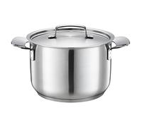 Fiskars Saucepan, 3 l, Uncoated, Suitable for All hobs, Recycled Stainless Steel, All Steel, Silver, 1064751