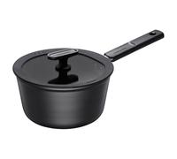 Fiskars Saucepan with lid, Hard Face, Capacity: 2.5 litres, Suitable for All hobs, Aluminium/Plastic, Scratch-Resistant, Non-Stick Coating, 1075525, Black