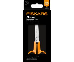 Fiskars Scissors: Classic: Hobby: Blunt Tip: 13cm/5.1in Right-Left-handed F10750