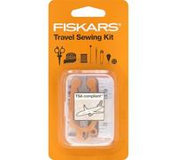 Fiskars Sewing Kit - 27-Piece Travel Sewing Set with Case - Craft Supplies - Orange