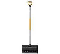 Fiskars snow shovel for shallow layers of snow, X-series, length: 173 cm, aluminium/polymer, black/orange/grey, 1057179