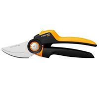 Fiskars Bypass Gardening Shears L, X-Series PowerGear, P961, with Rolling Handle, For Fresh Branches and Twigs, Non-Stick Coated, Stainless Steel