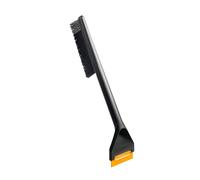 Fiskars Solid Car Snow Brush and Ice Scraper, 47 cm, Replaceable Scraper with Hard and Soft Edge, 1078496