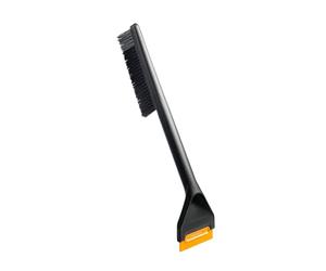 Fiskars Solid Car Snow Brush and Ice Scraper, 47 cm, Replaceable Scraper with Hard and Soft Edge, 1078496