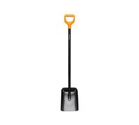 Fiskars Solid Metal Shovel D Handle Wide Scoop Welded Head FSK1066718