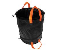 Fiskars Solid Pop-Up Garden Bag 56L Black, 4 Handles Leaves Waste Green Waste