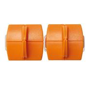Fiskars Spare Blades for Personal Paper Trimmers, 2 Pieces, For Straight Cuts, High Profile TripleTrack Titanium, Orange, 1004677