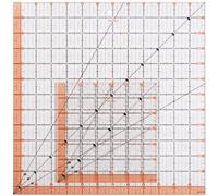 Fiskars Square Acrylic Ruler, 2 Piece Set, Basic