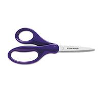 Fiskars Students Scissors Pointed, For 10+ Years old, Length: 18 cm, For Right-handed Users, Stainless Steel Blade/Plastic Handles, Pink/Green/Blue, 1003858