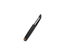 Fiskars Swivel Blade Peeler, Length: 18 cm, Steel/Synthetic Material, Functional Form, Black/Orange, 1014419