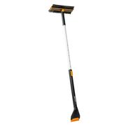 Fiskars Telescopic Car Snow Brush & Ice Scraper Rotating