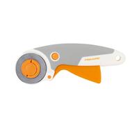 Fiskars Trigger Rotary Cutter, With Blade, 45 mm, For Right and Left-handed Users, Orange/White/Grey, 1003910