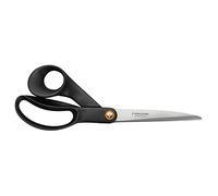 Fiskars Universal Scissors, Total Length: 24 cm, Steel/Synthetic Material, Functional Form, Black, 1019198