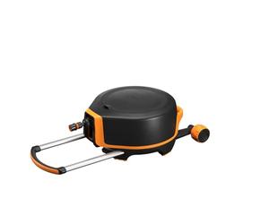 Fiskars Waterwheel XL with Wheels, All-Inclusive Watering Set, 27 m Total Reach, Automatic Rolling, Garden Hose in Universal Size (Diameter 13 mm), Universal Tap Connector, X-Series, 1067548