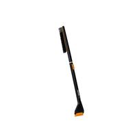 Fiskars X-Series Telescopic Car Snow Brush and Ice Scraper, 2 Brush Zones, Scraper with Hard and Soft Edge, 85-113 cm, Car Accessories with Interchangeable Parts, 1078493