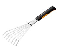 Fiskars Xact Hand Rake for raking up leaves weeds and grass FSK1027044