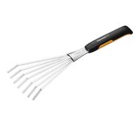 Fiskars XactTM Hand Fan Broom 44cm Rake Small Stainless Steel 12.5cm Wide