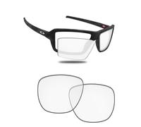 Fiskr Polarized Lenses Replacement Compatible with Oakley Cables OO9129 Sunglasses, Impact Resistant & Perfect Fit, Crystal Clear, One Size