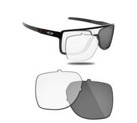 Fiskr Polarized Lenses Replacement Compatible with Oakley Castel OO9147 Sunglasses, Impact Resistant & Perfect Fit, Photochromic Clear to Gray, One Size