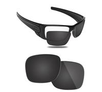 Fiskr Polarized Lenses Replacement Compatible with Oakley Fuel Cell OO9096 Sunglasses, Impact Resistant & Perfect Fit, Classic Black, One Size