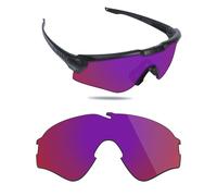 Fiskr Polarized Lenses Replacement Compatible with Oakley Si Ballistic M Frame Alpha OO9296 Sunglasses, Impact Resistant, Violet Red, One Size