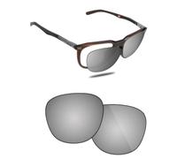Fiskr Polarized Lenses Replacement Compatible with Oakley Thurso OO9286A 54mm Sunglasses, Impact Resistant & Perfect Fit - Metallic Silver