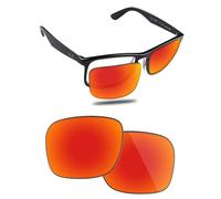 Fiskr Polarized Lenses Replacement Compatible with Ray-Ban RB4264 58mm Sunglasses, Impact Resistant & Perfect Fit, Fire Red, One Size